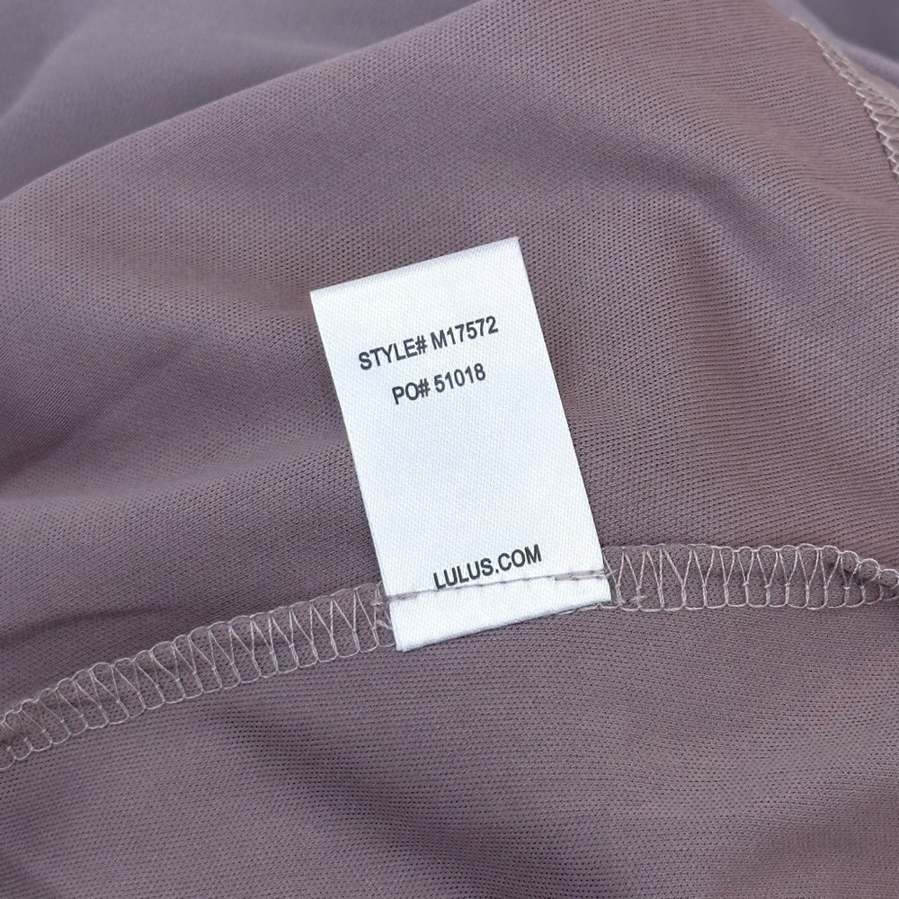 NWT Lulu’s Leading Role Taupe Maxi Dress - Picture 13 of 13